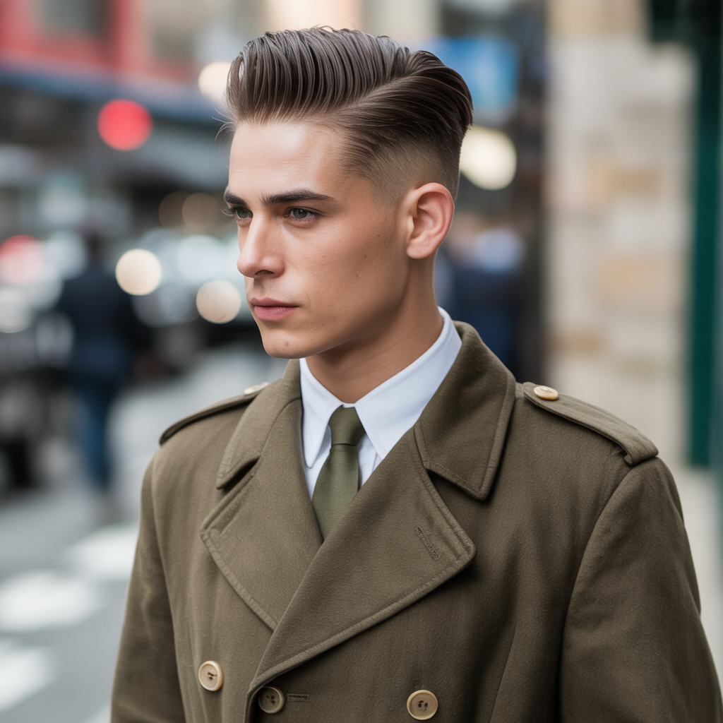 military comb over