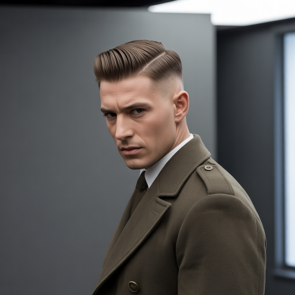 military comb over