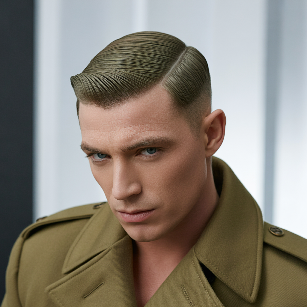 military comb over