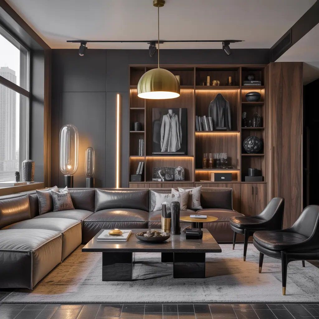 modern bachelor pad furniture ideas