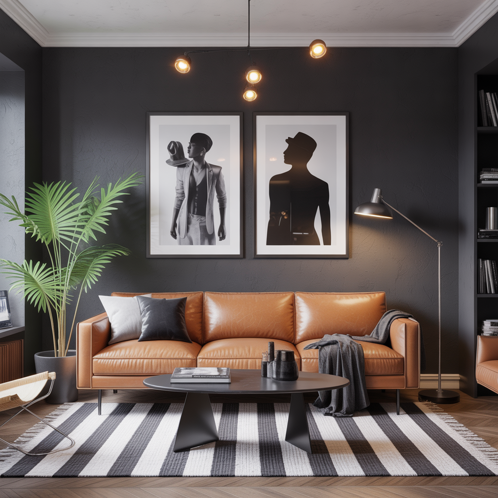 modern living room ideas for men