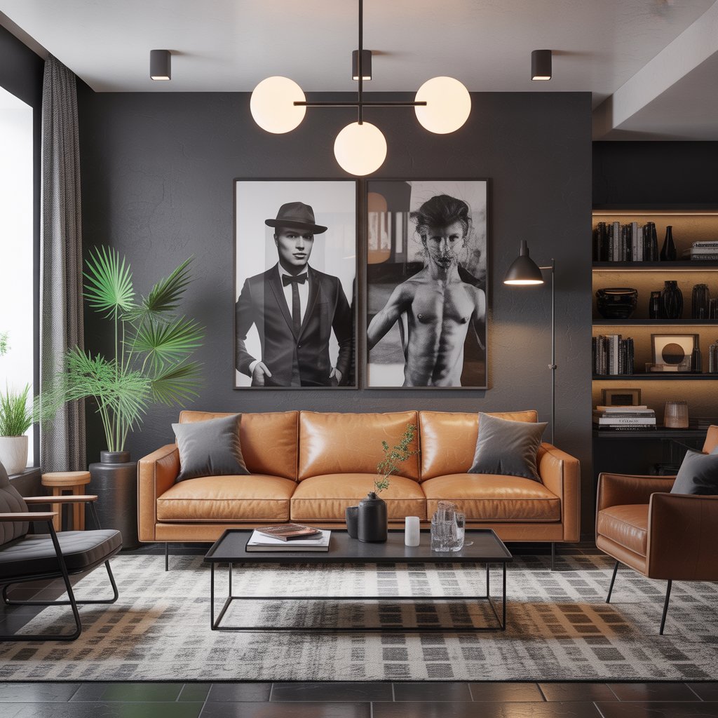 modern living room ideas for men