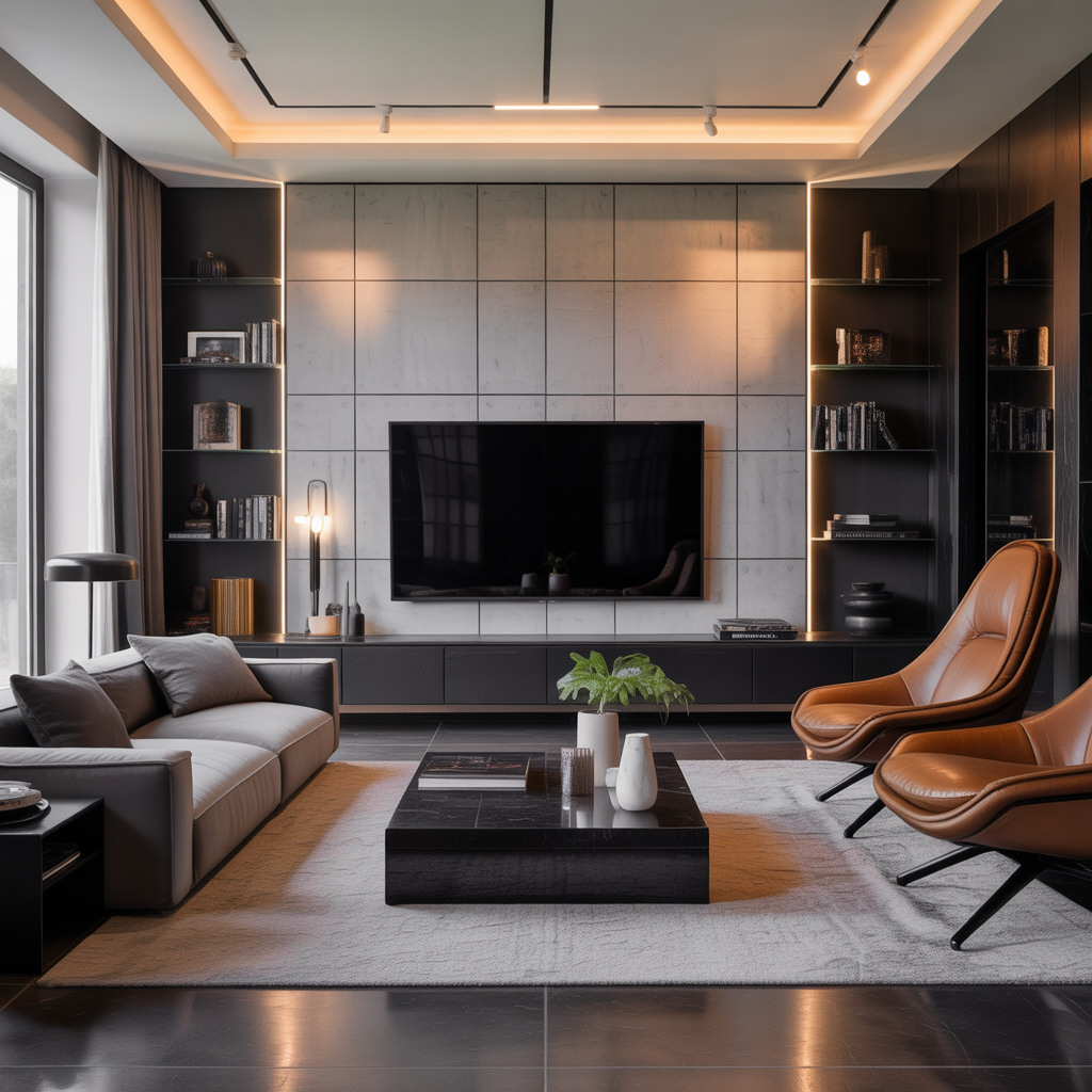 modern living room ideas for men