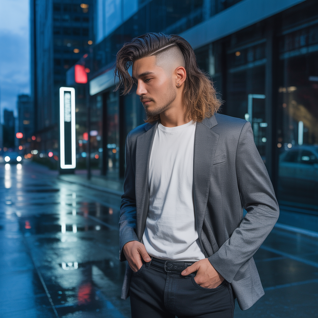 modern mullet