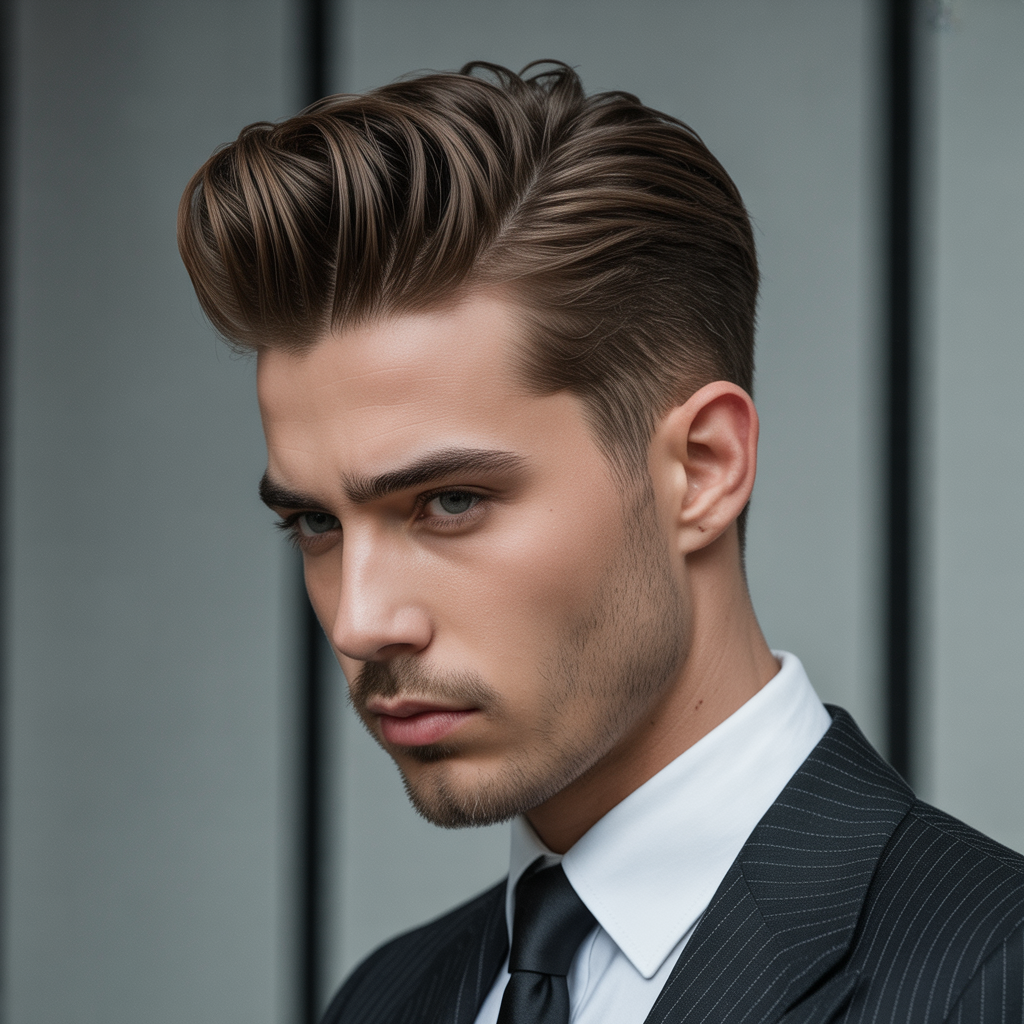 modern pompadour