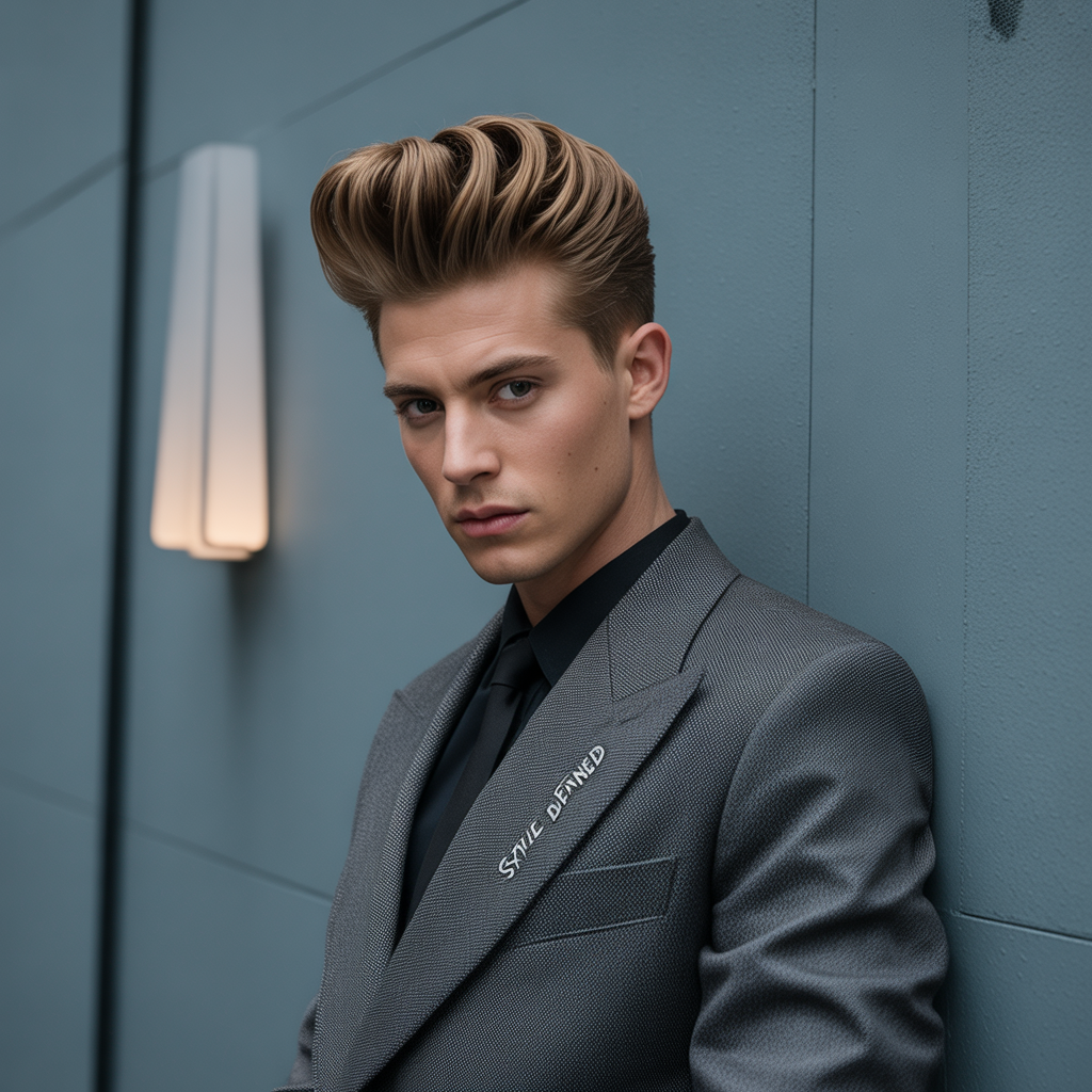 modern pompadour