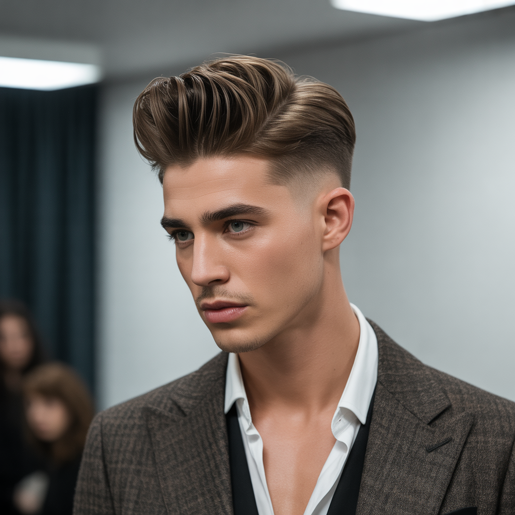 modern pompadour