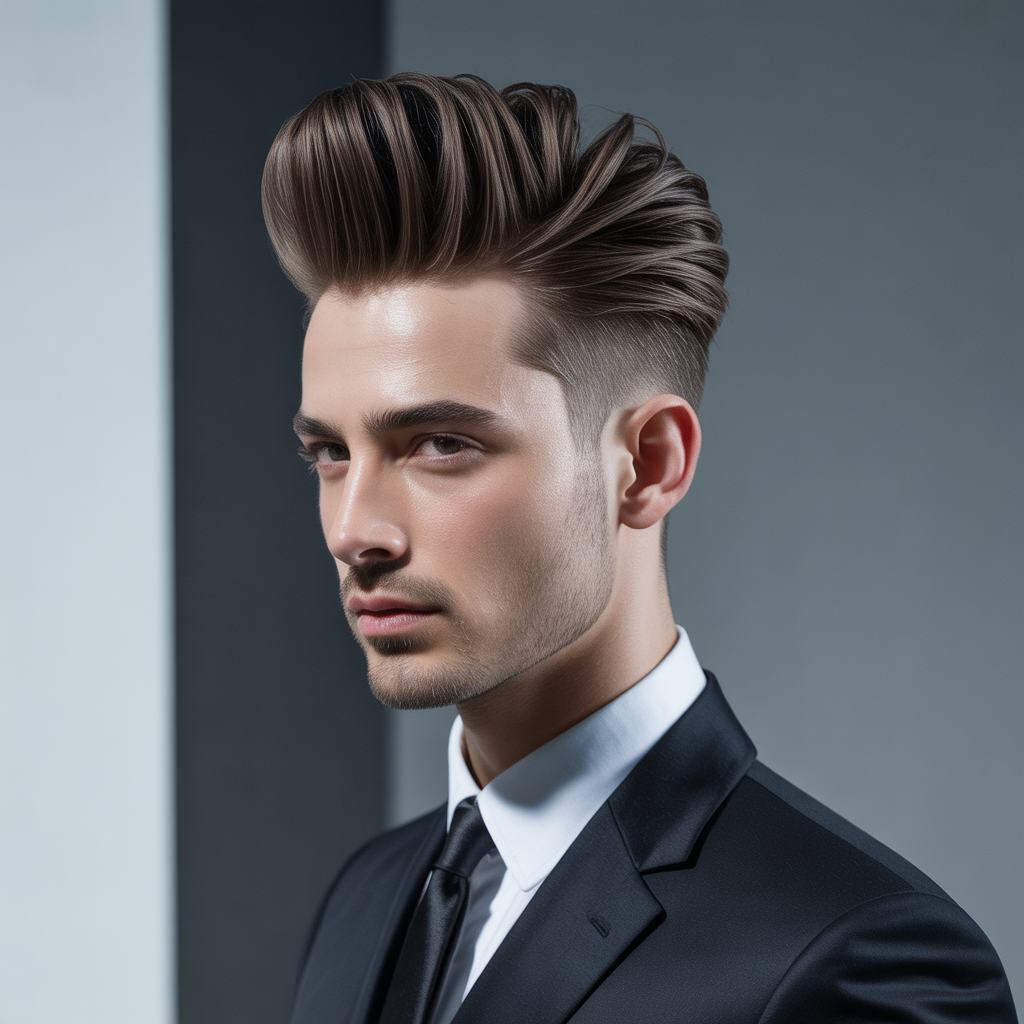 modern pompadour