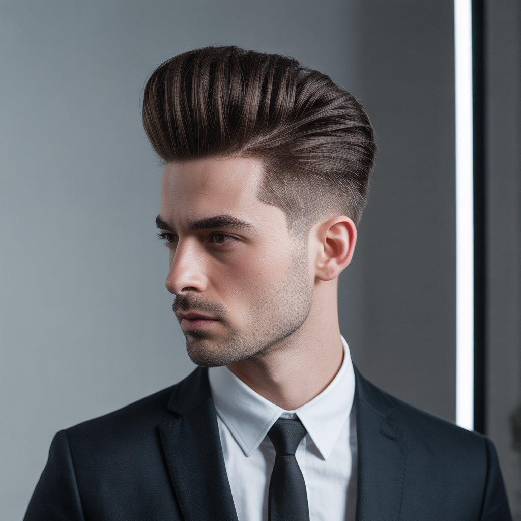 modern pompadour