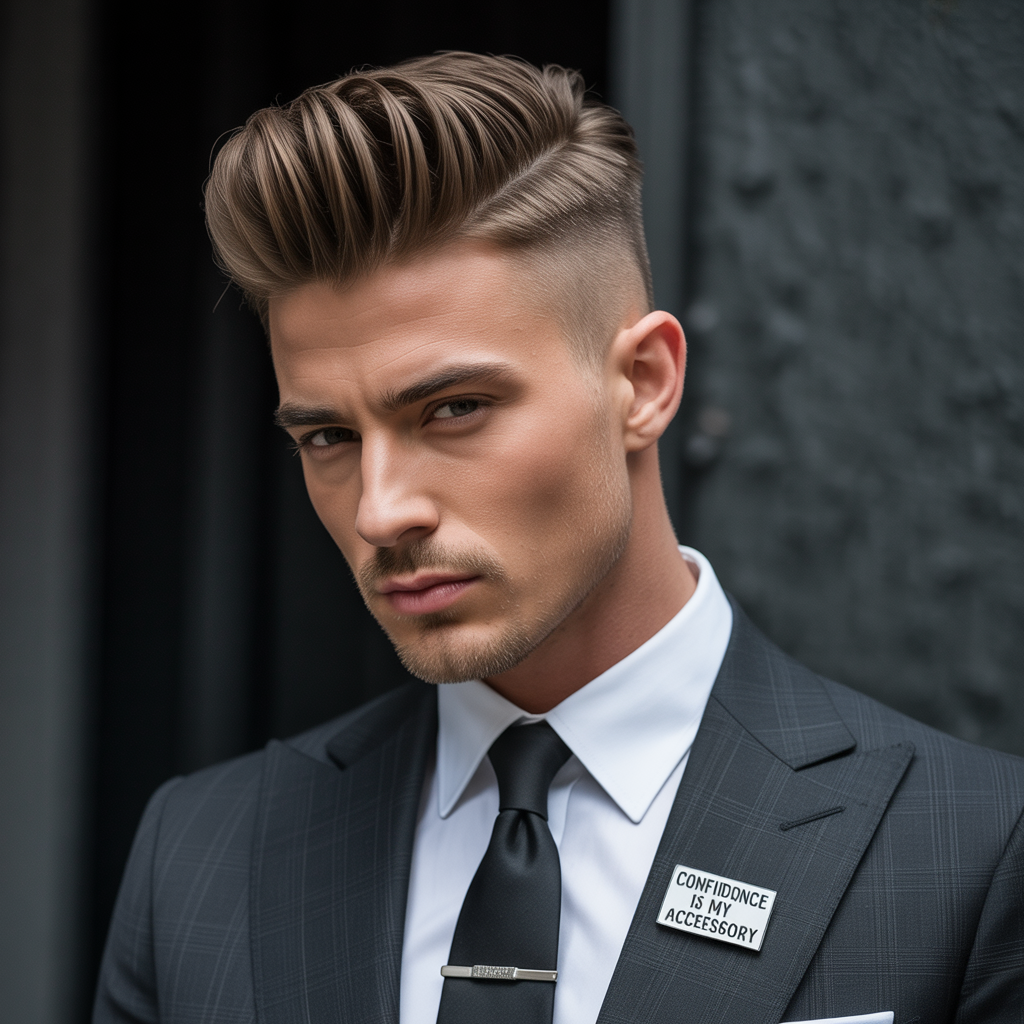 modern pompadour
