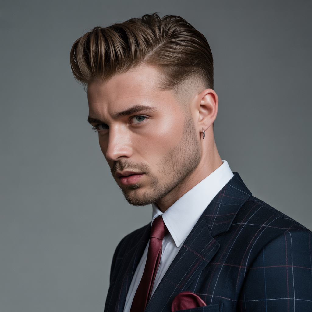 modern pompadour