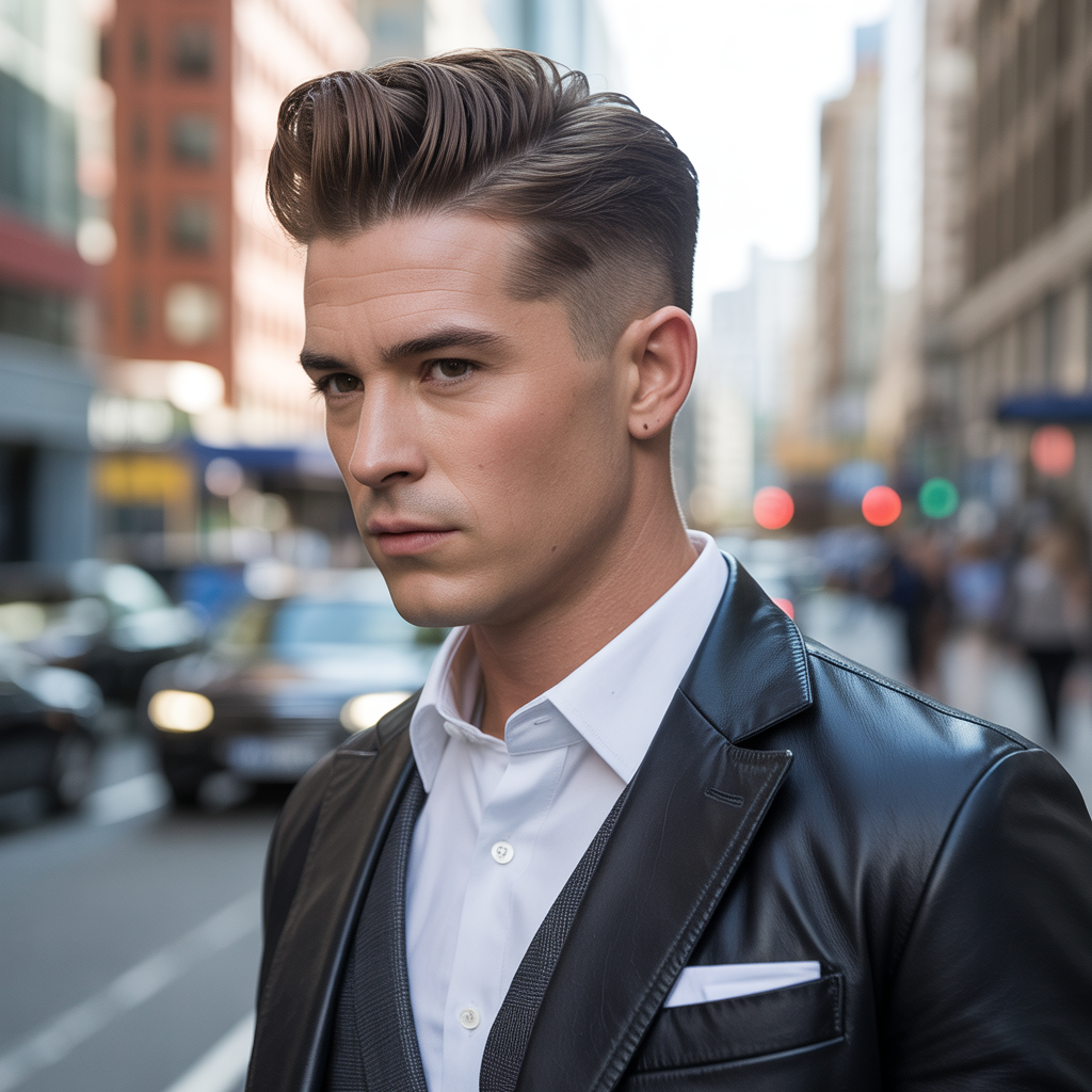 modern pompadour