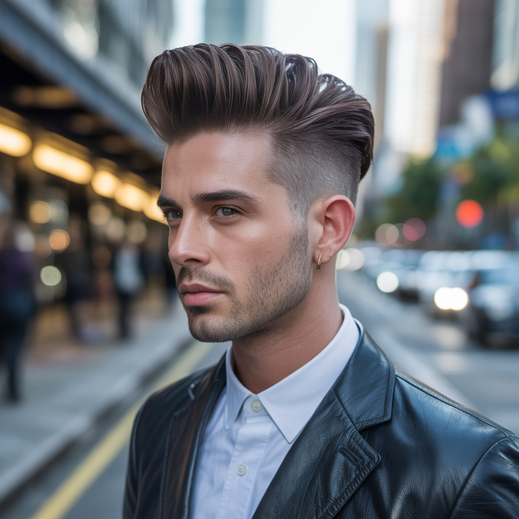 modern pompadour