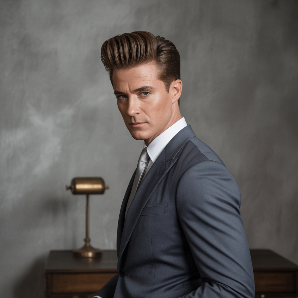 modern pompadour