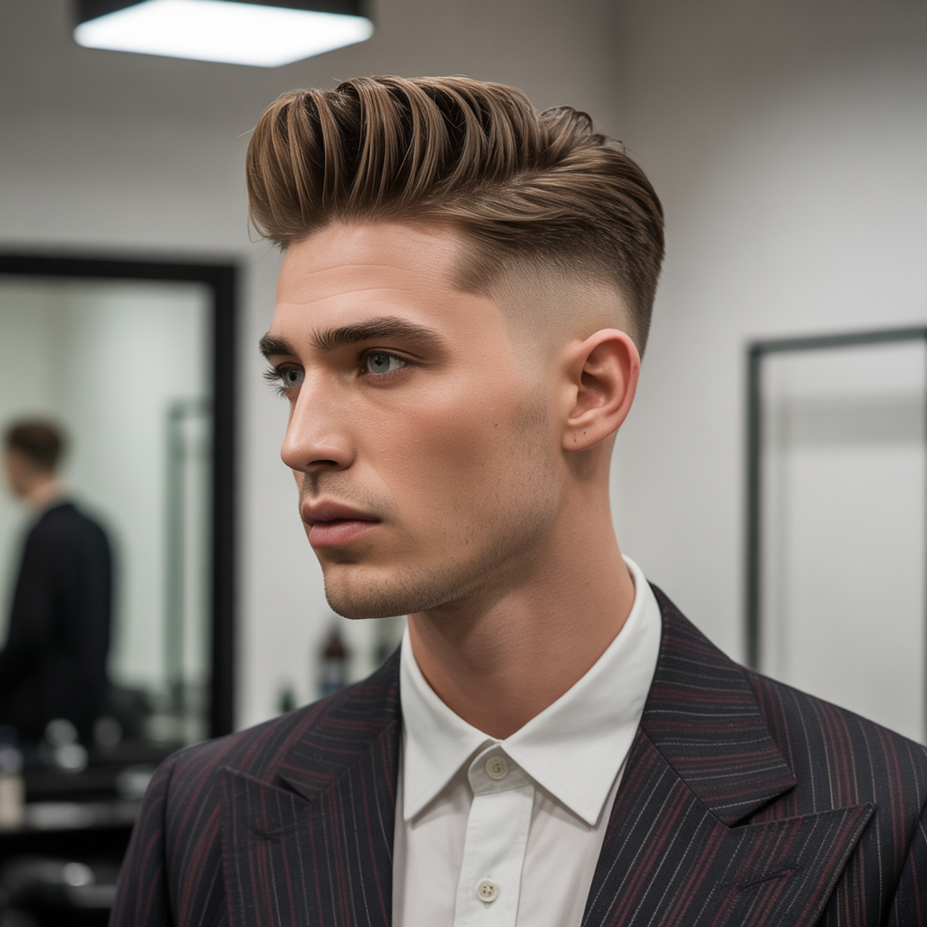 modern pompadour