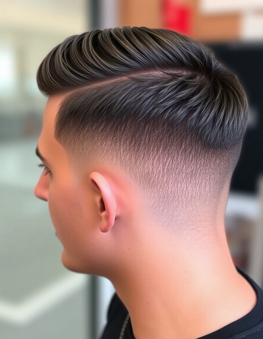 modern straight hair cuts for men
