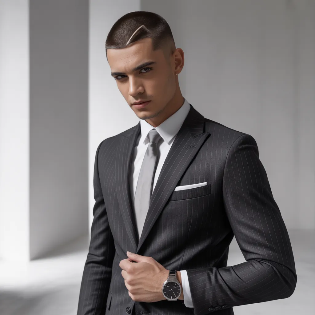 modern straight hair cuts for men