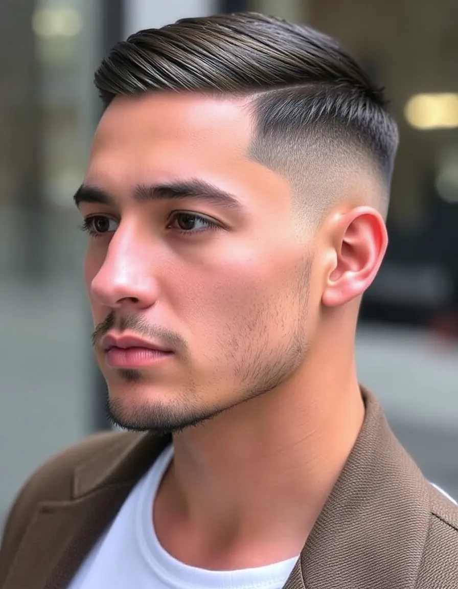 modern straight hair cuts for men