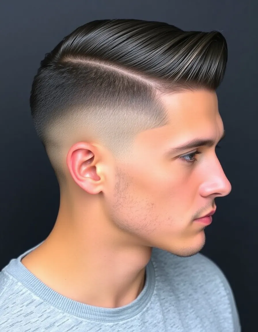 modern straight hair cuts for men