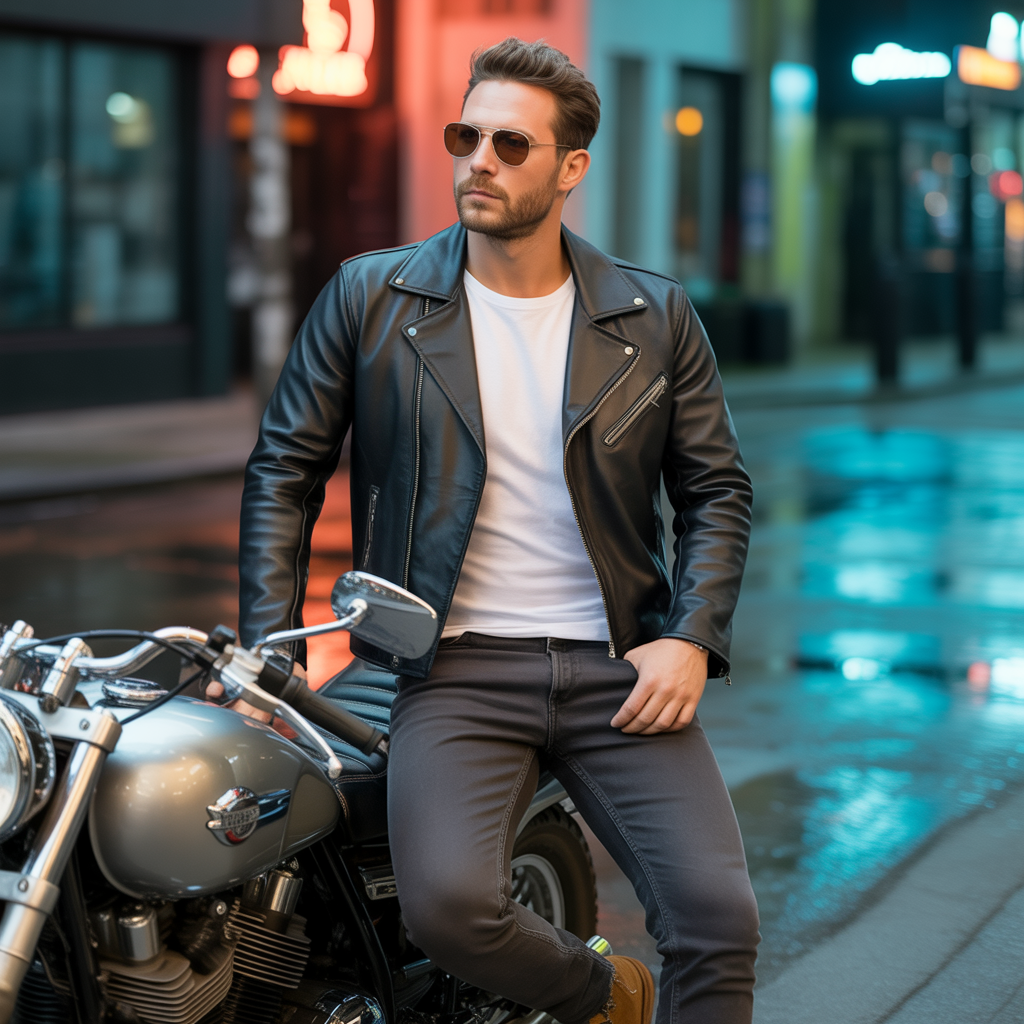motorcycle mens fashion