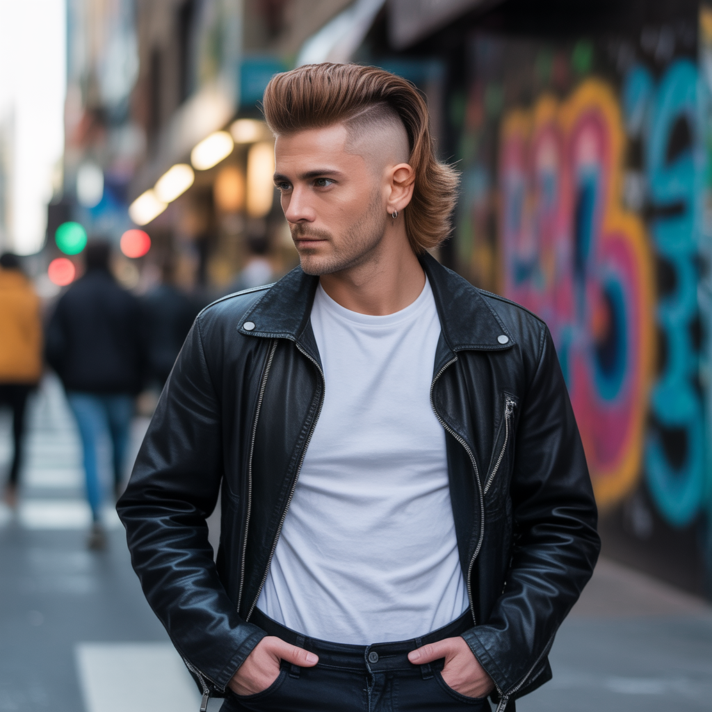 mullet haircut men