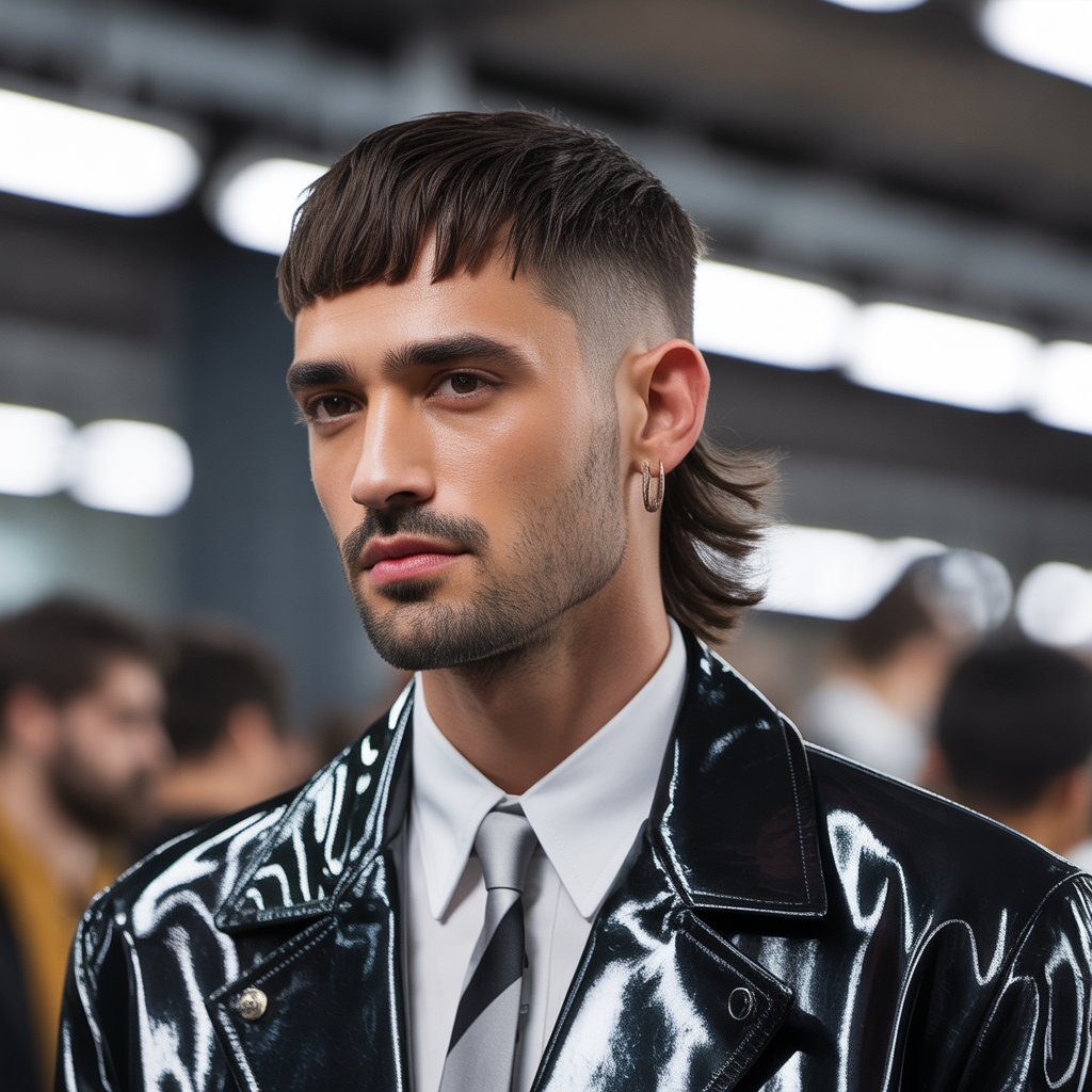 mullet haircut men