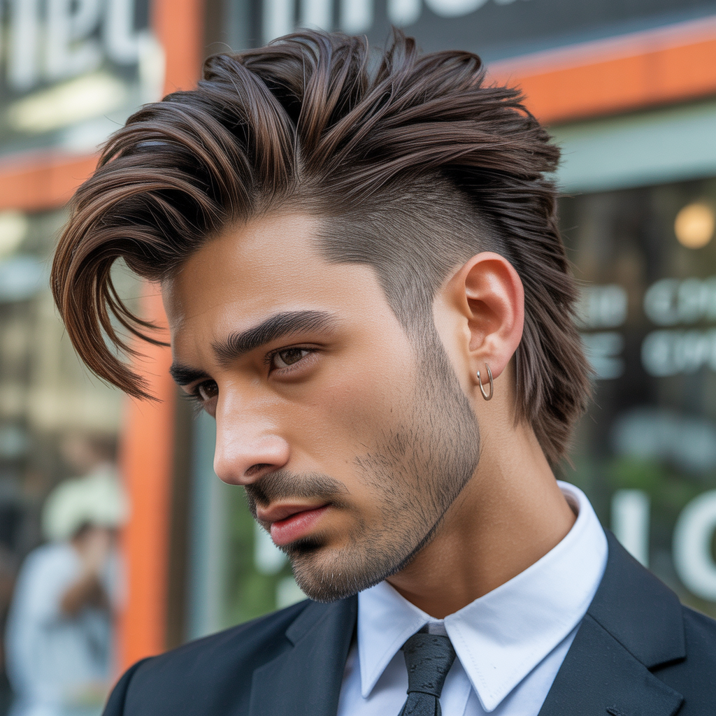 mullet haircut men