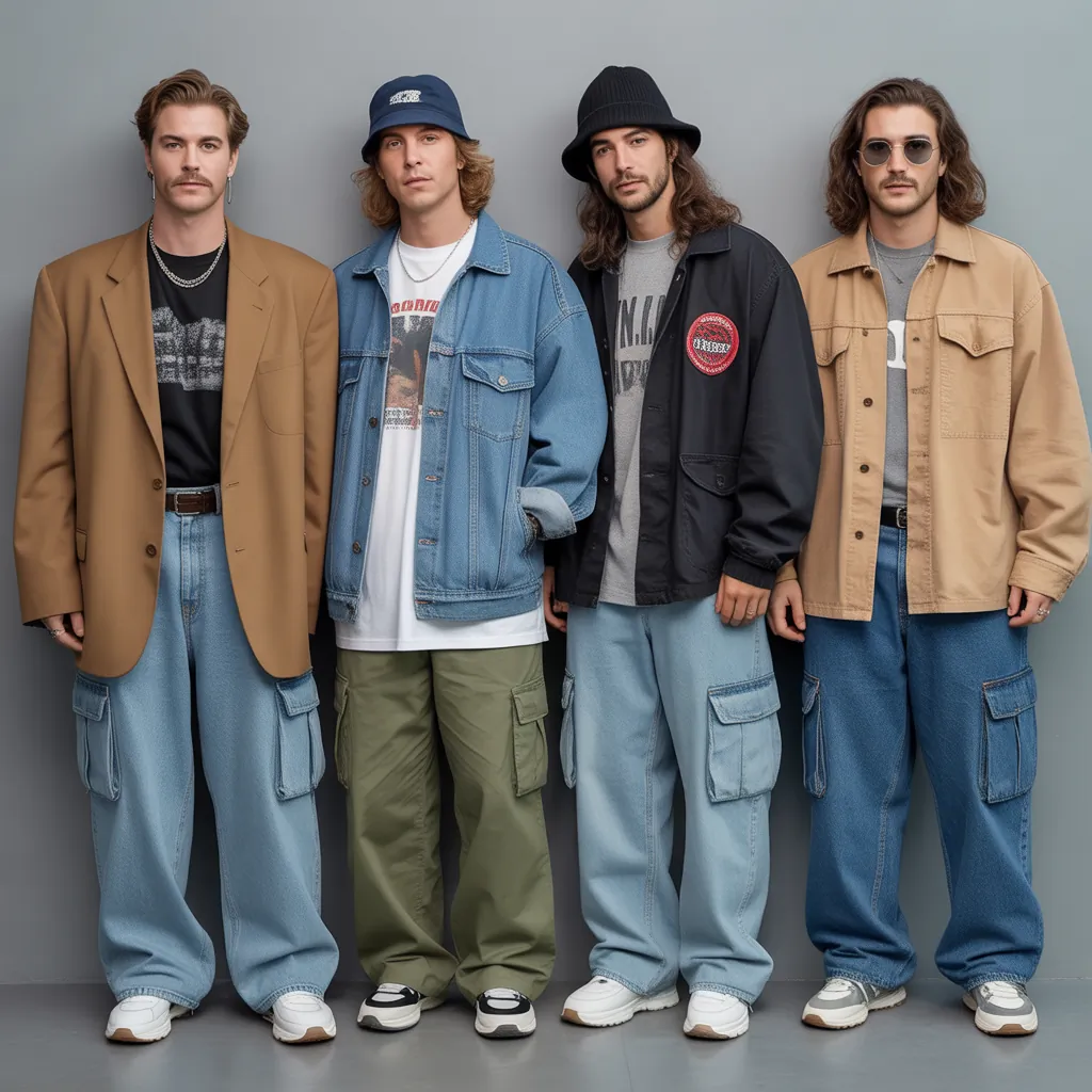 must have 90s fashion men outfits