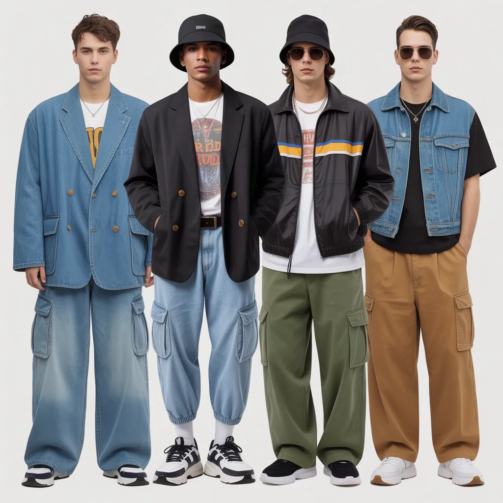 must have 90s fashion men outfits