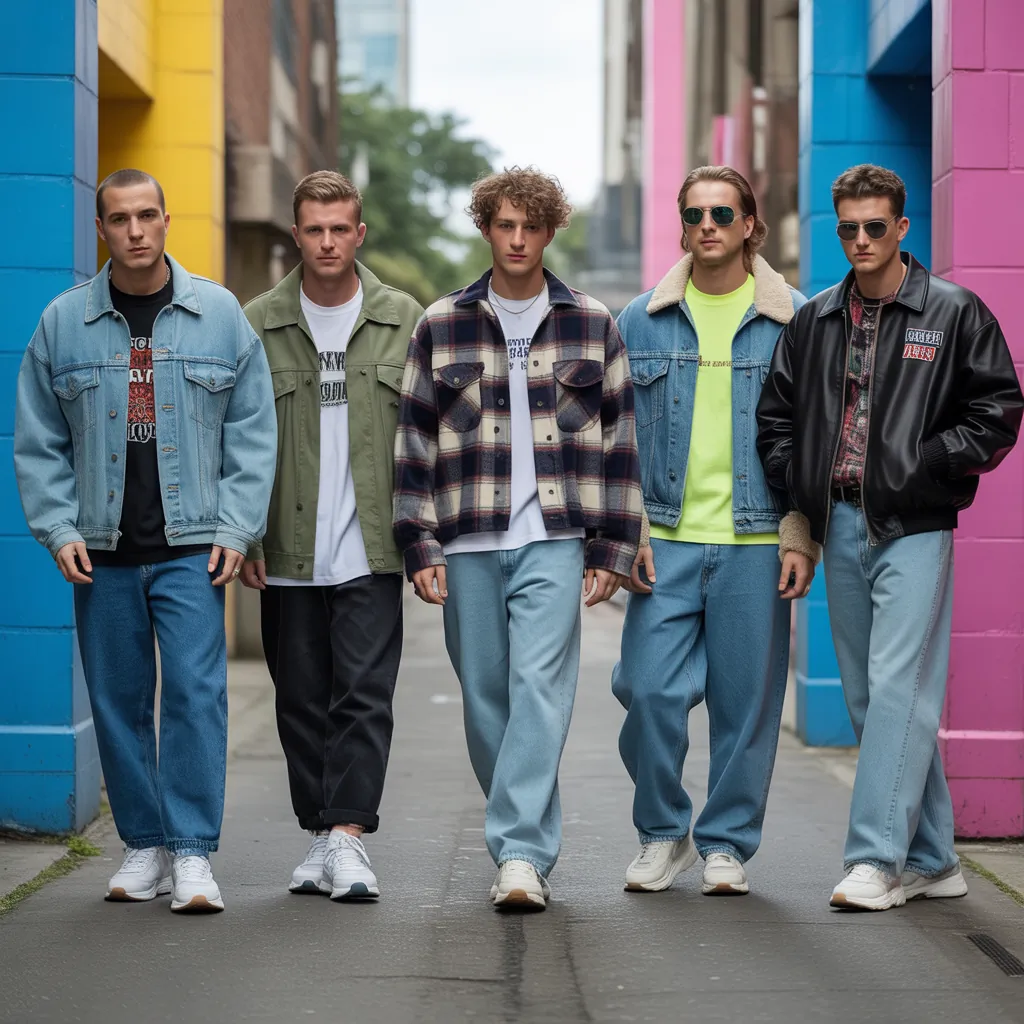 must have 90s fashion men outfits