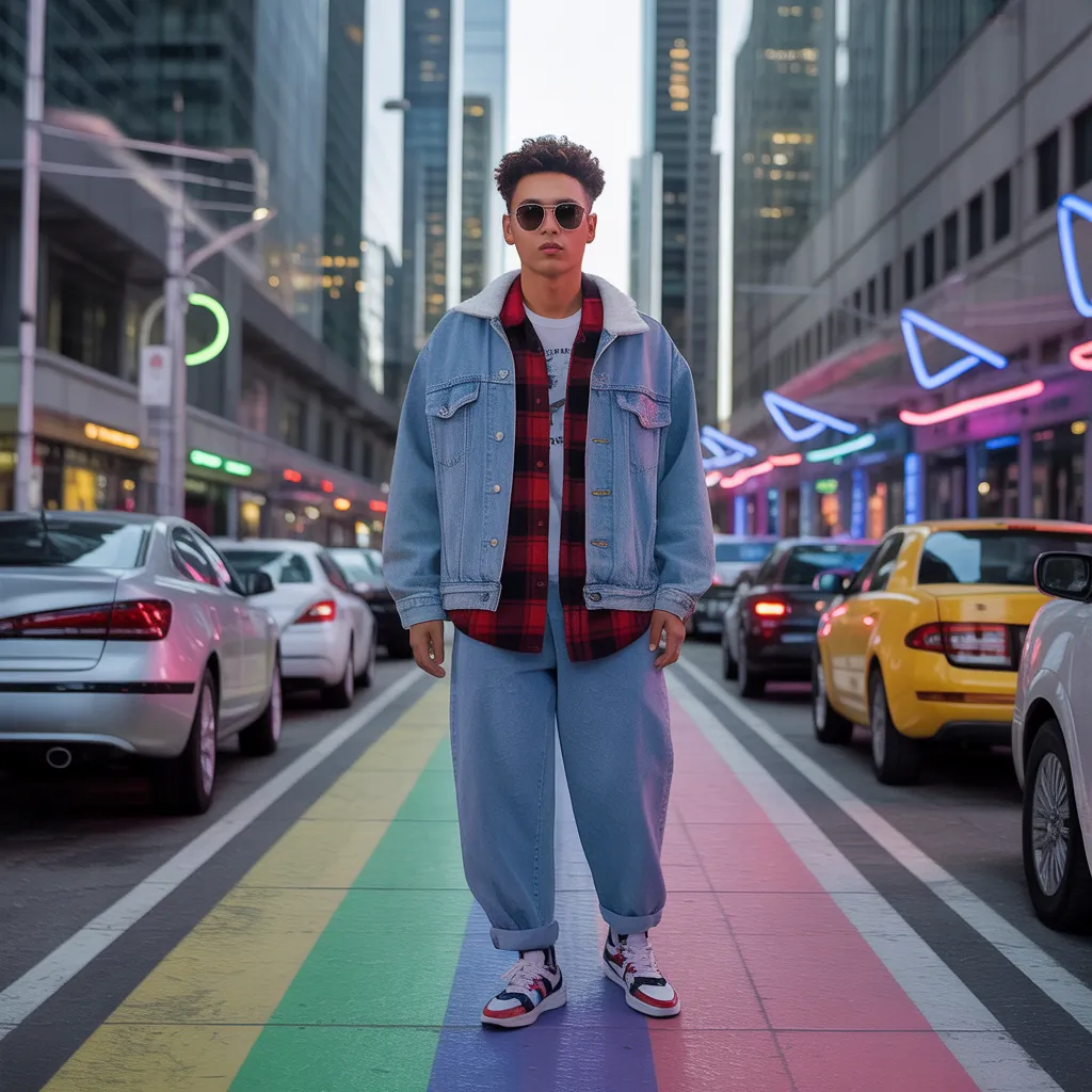 must have 90s fashion men outfits