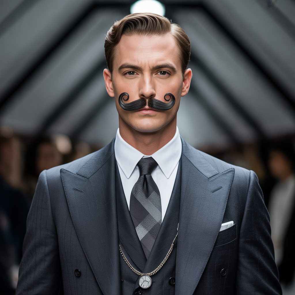 mustache styles without beard