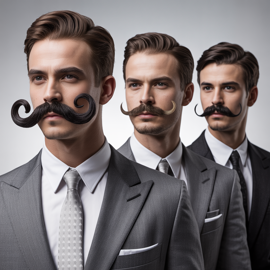 mustache styles without beard