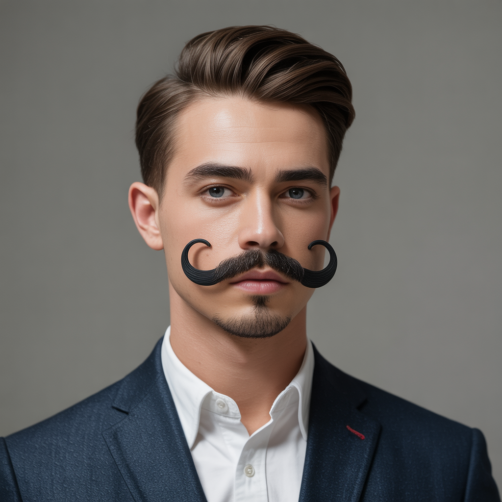 mustache styles without beard