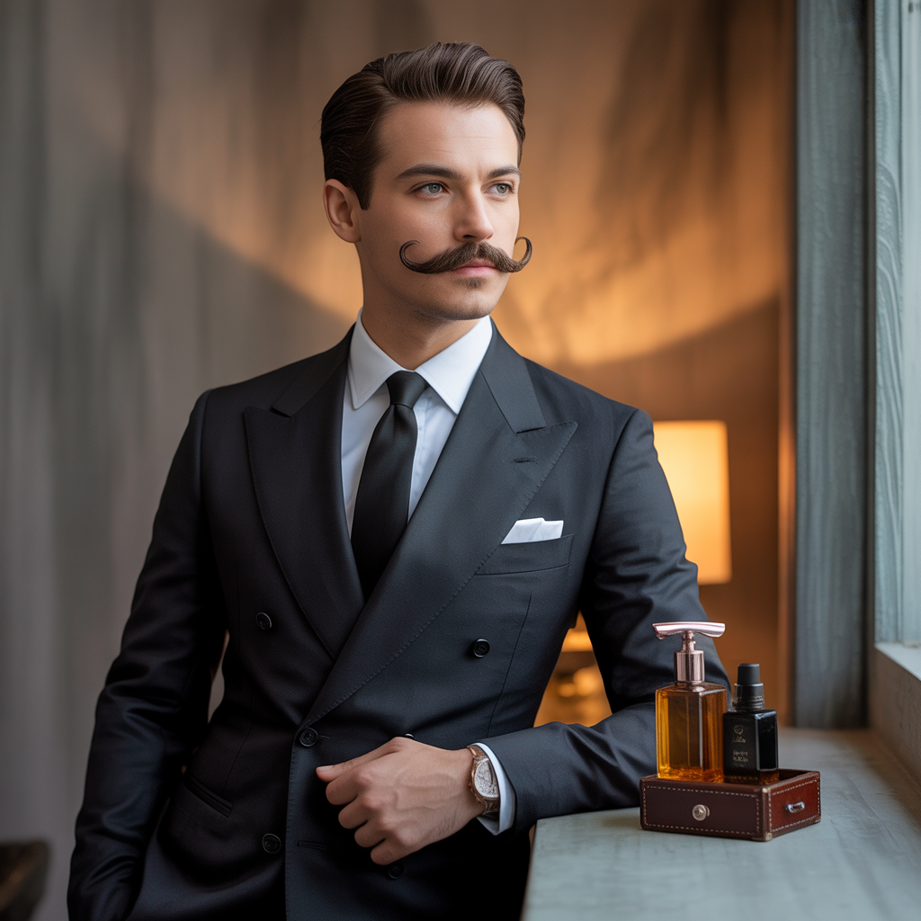 mustache styles without beard