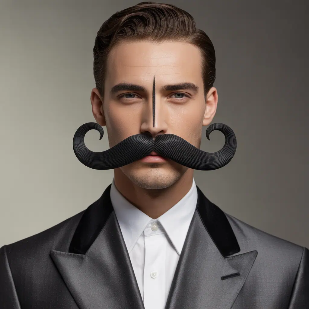 mustache styles without beard