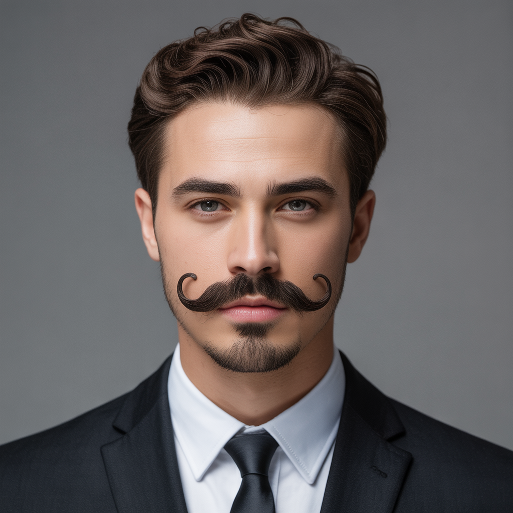 mustache styles without beard