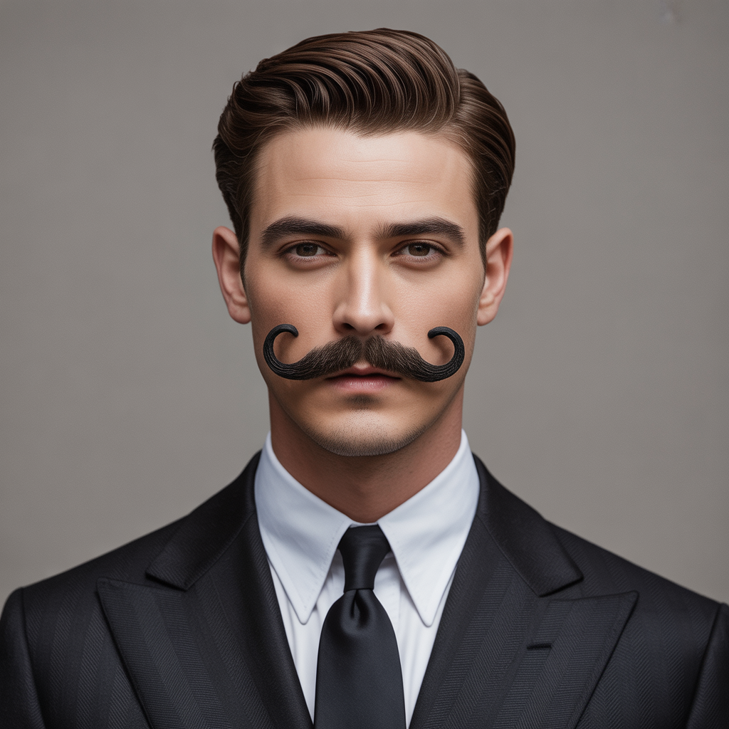 mustache styles without beard