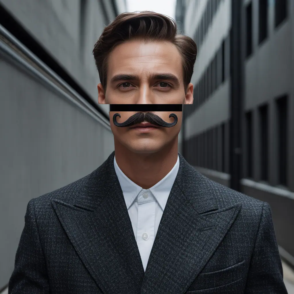 mustache styles without beard