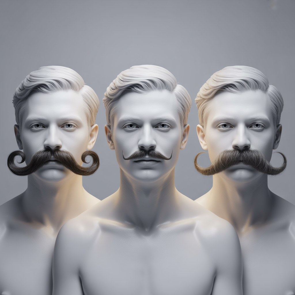mustache styles without beard