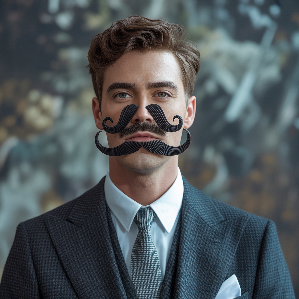 mustache styles without beard