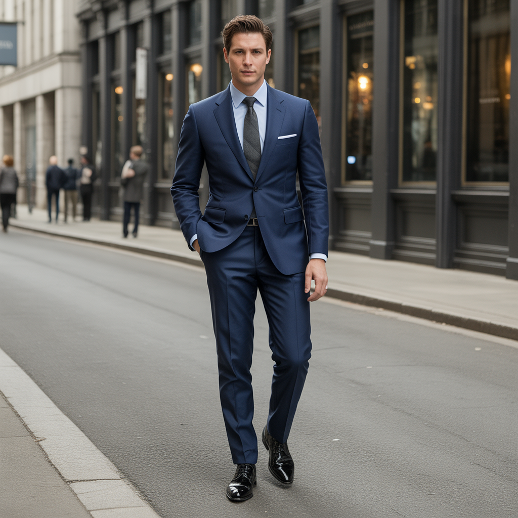 navy blue suits