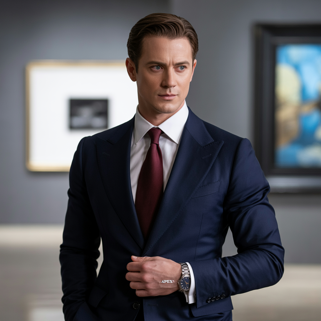 navy suit