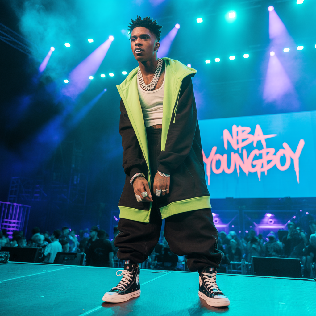 nba youngboy concert outfits