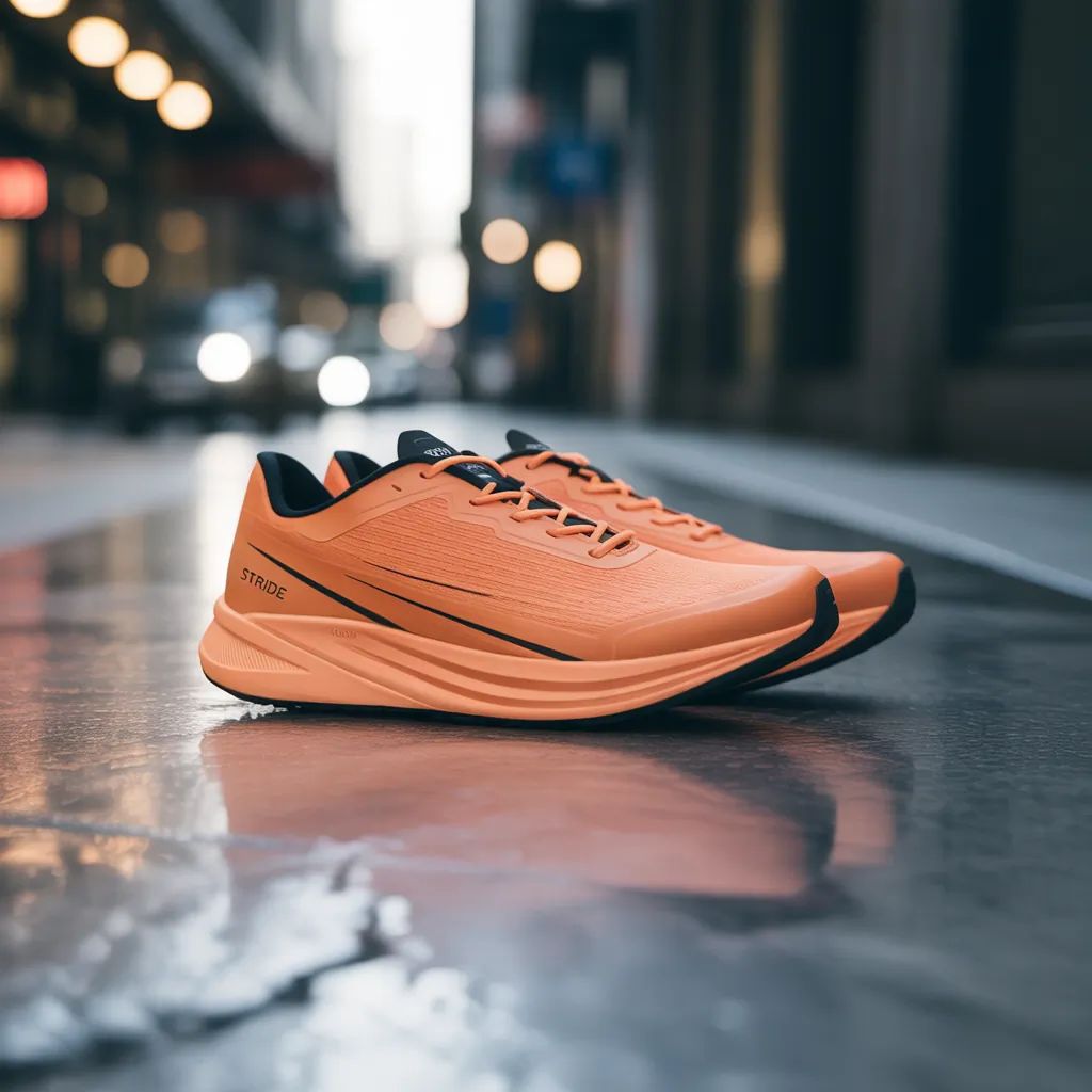 orange shoes