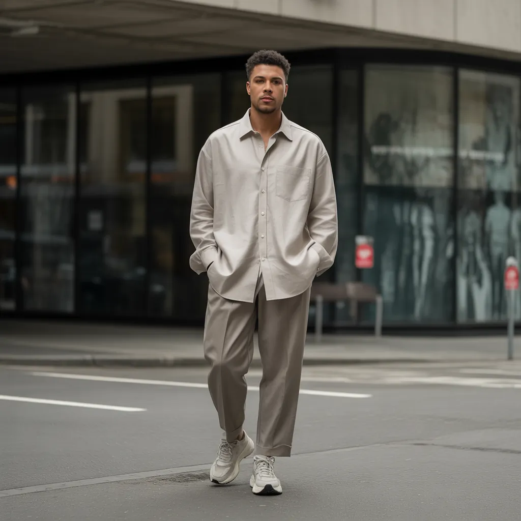 oversized shirt outfit