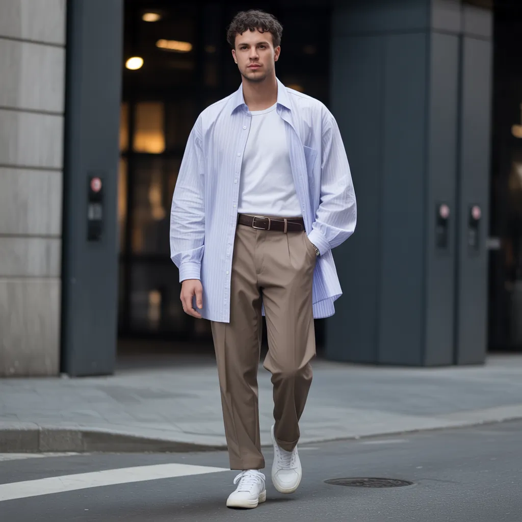 oversized shirt outfit