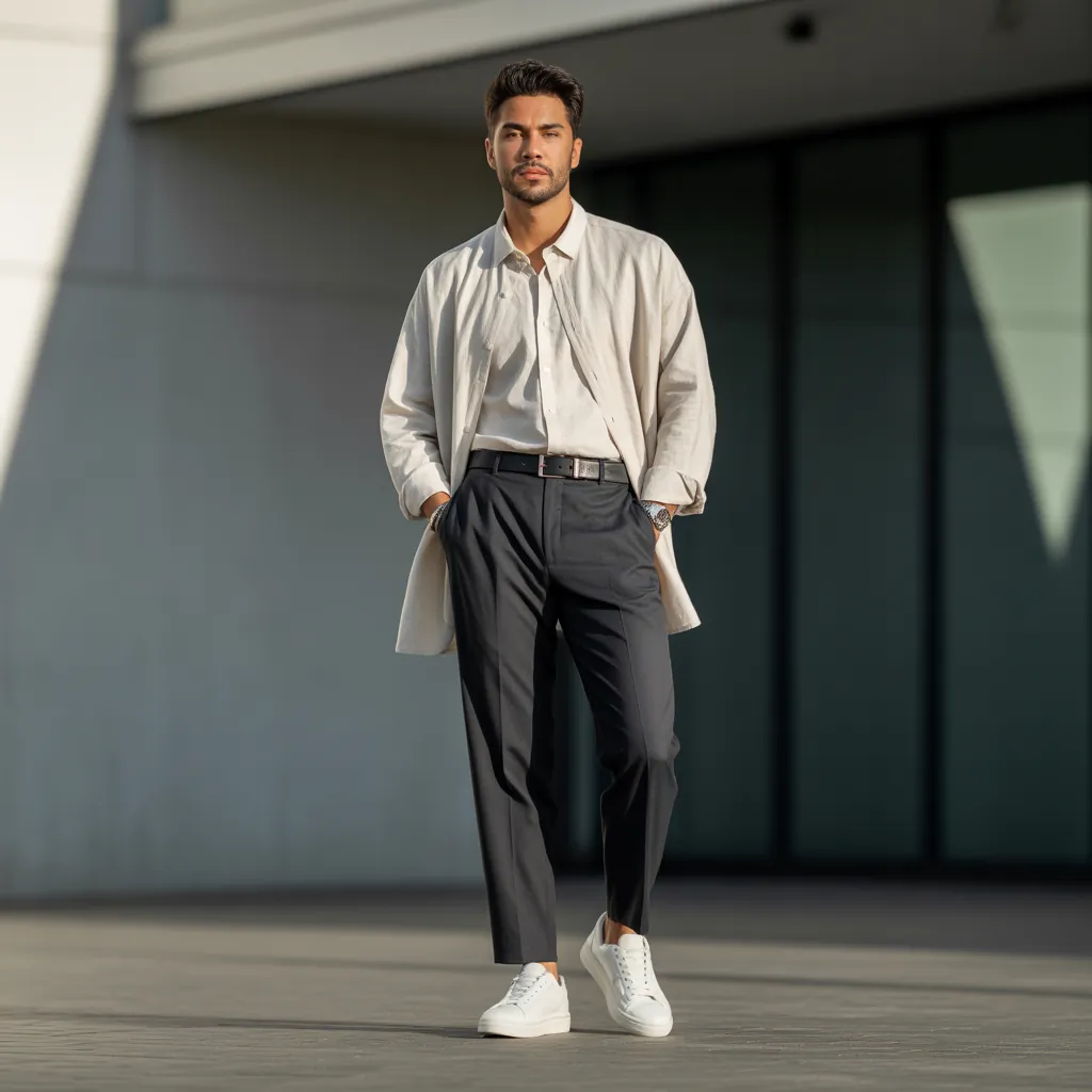 oversized shirt outfit