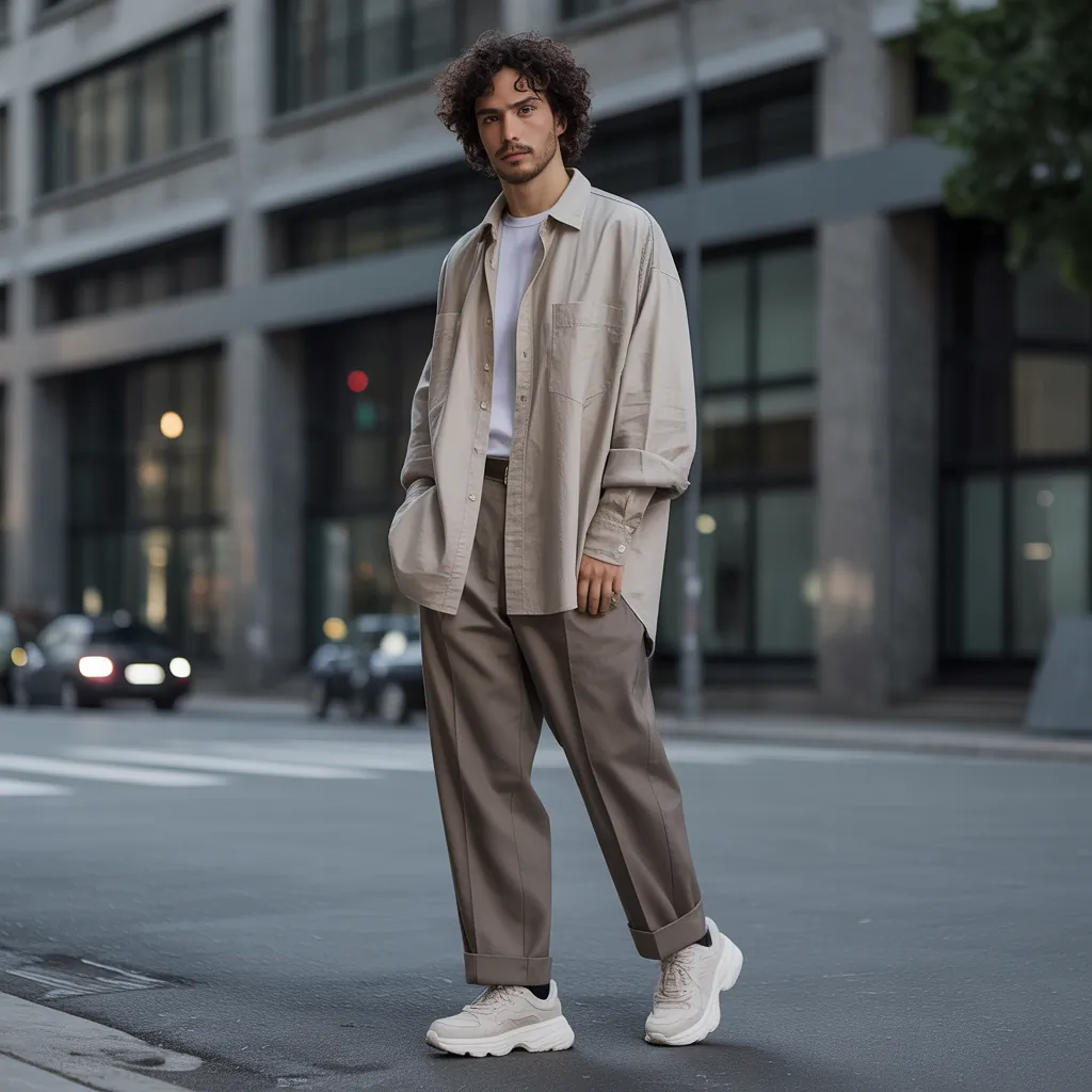 oversized shirt outfit