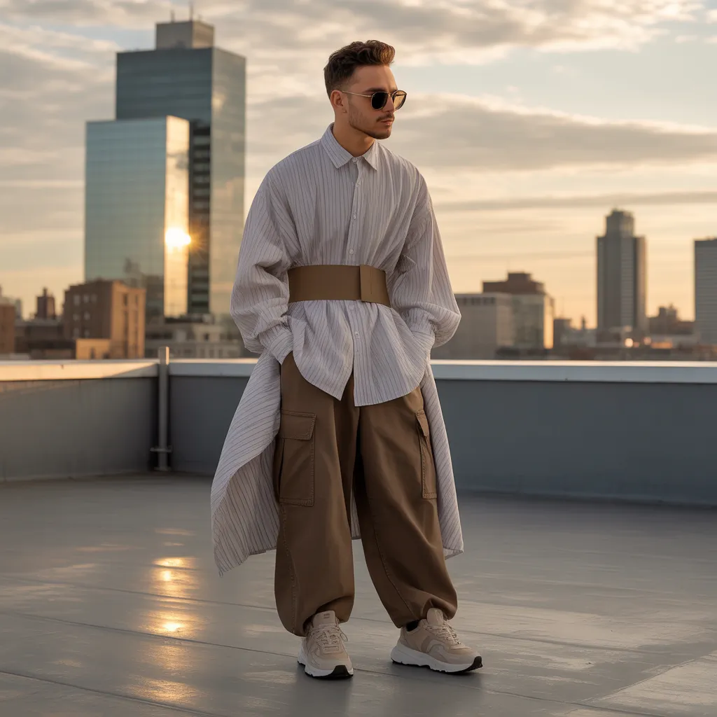 oversized shirt outfit